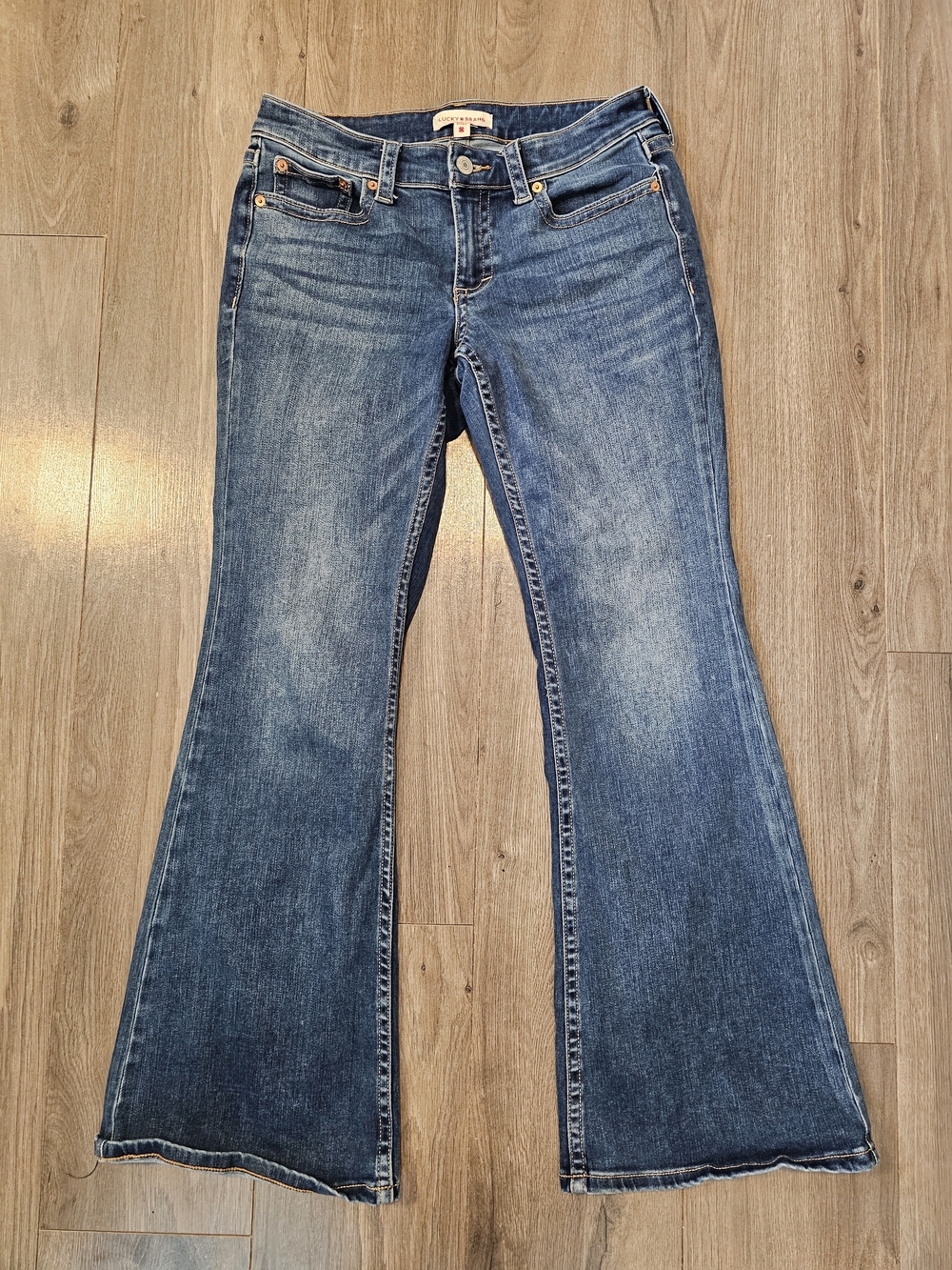 Lucky Brand Medium Blue Flare Jeans
